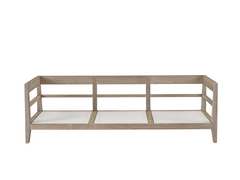 La Joalla Canvas Natural/Weathred Teak Sofa - Ornate Home