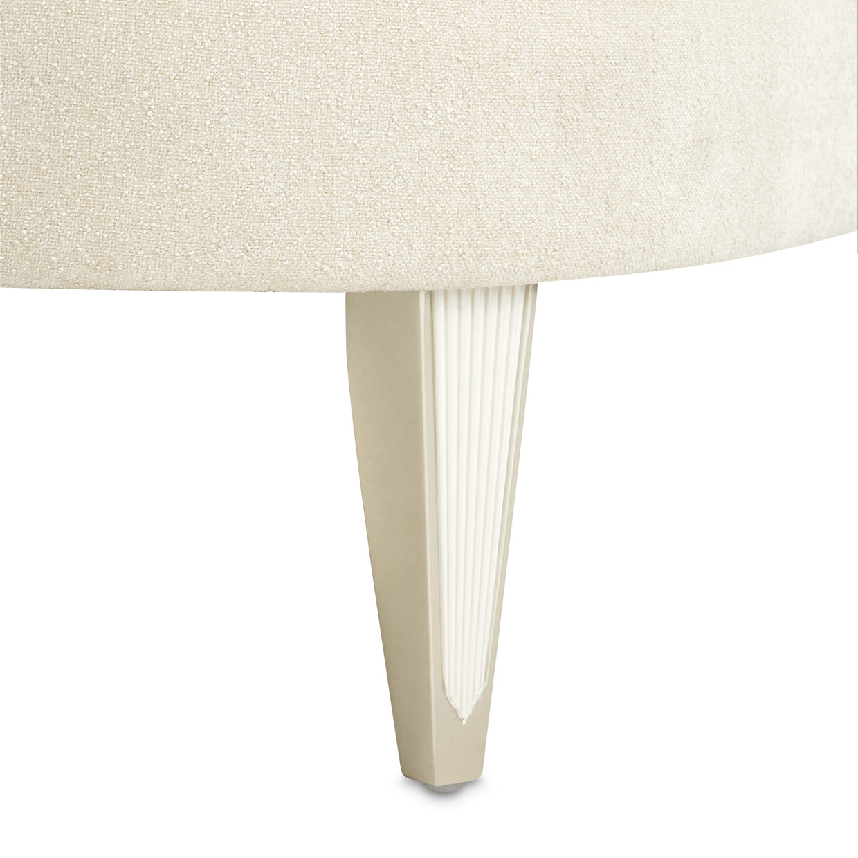 La Marisia Champagne Gold/Tranquil Chenille Chaise - Ornate Home