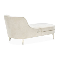 La Marisia Champagne Gold/Tranquil Chenille Chaise - Ornate Home