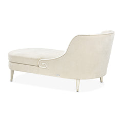 La Marisia Champagne Gold/Tranquil Chenille Chaise - Ornate Home