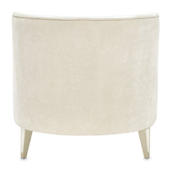 La Marisia Champagne Gold/Tranquil Chenille Chaise - Ornate Home