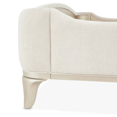 La Marisia Champagne Gold/Tranquil Upholstered Bed - Ornate Home