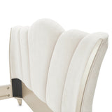 La Marisia Champagne Gold/Tranquil Upholstered Bed - Ornate Home
