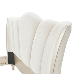 La Marisia Champagne Gold/Tranquil Upholstered Bed - Ornate Home