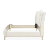 La Marisia Champagne Gold/Tranquil Upholstered Bed - Ornate Home