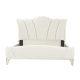 La Marisia Champagne Gold/Tranquil Upholstered Bed - Ornate Home