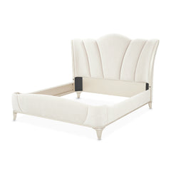 La Marisia Champagne Gold/Tranquil Upholstered Bed - Ornate Home