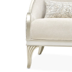 La Marisia Champagne/Tranquil Chenille Accent Chair - Ornate Home