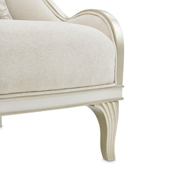 La Marisia Champagne/Tranquil Chenille Accent Chair - Ornate Home