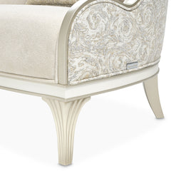 La Marisia Champagne/Tranquil Chenille Accent Chair - Ornate Home