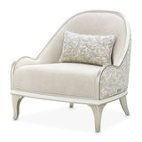 La Marisia Champagne/Tranquil Chenille Accent Chair - Ornate Home