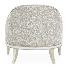 La Marisia Champagne/Tranquil Chenille Accent Chair - Ornate Home