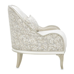 La Marisia Champagne/Tranquil Chenille Accent Chair - Ornate Home