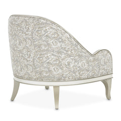La Marisia Champagne/Tranquil Chenille Accent Chair - Ornate Home