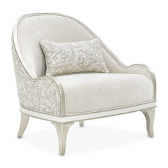La Marisia Champagne/Tranquil Chenille Accent Chair - Ornate Home