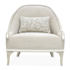 La Marisia Champagne/Tranquil Chenille Accent Chair - Ornate Home