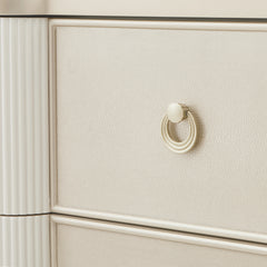 La Marisia Creamy Pearl 5-Drawer Chest - Ornate Home