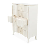 La Marisia Creamy Pearl 5-Drawer Chest - Ornate Home