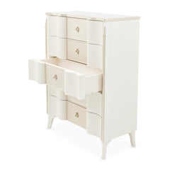 La Marisia Creamy Pearl 5-Drawer Chest - Ornate Home