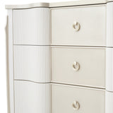 La Marisia Creamy Pearl 5-Drawer Chest - Ornate Home