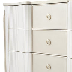 La Marisia Creamy Pearl 5-Drawer Chest - Ornate Home