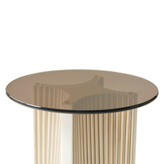 La Marisia Creamy Pearl Accent Table - Ornate Home
