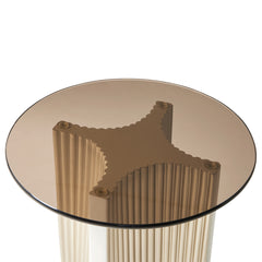 La Marisia Creamy Pearl Accent Table - Ornate Home