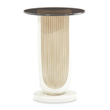 La Marisia Creamy Pearl Accent Table - Ornate Home