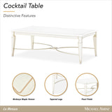 La Marisia Creamy Pearl Cocktail Table - Ornate Home