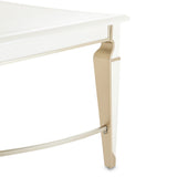 La Marisia Creamy Pearl Cocktail Table - Ornate Home