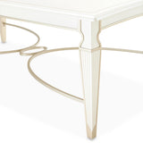 La Marisia Creamy Pearl Cocktail Table - Ornate Home