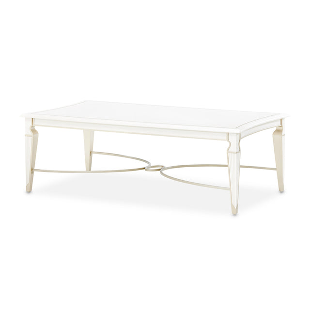 La Marisia Creamy Pearl Cocktail Table - Ornate Home