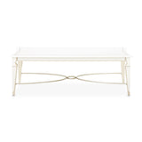La Marisia Creamy Pearl Cocktail Table - Ornate Home