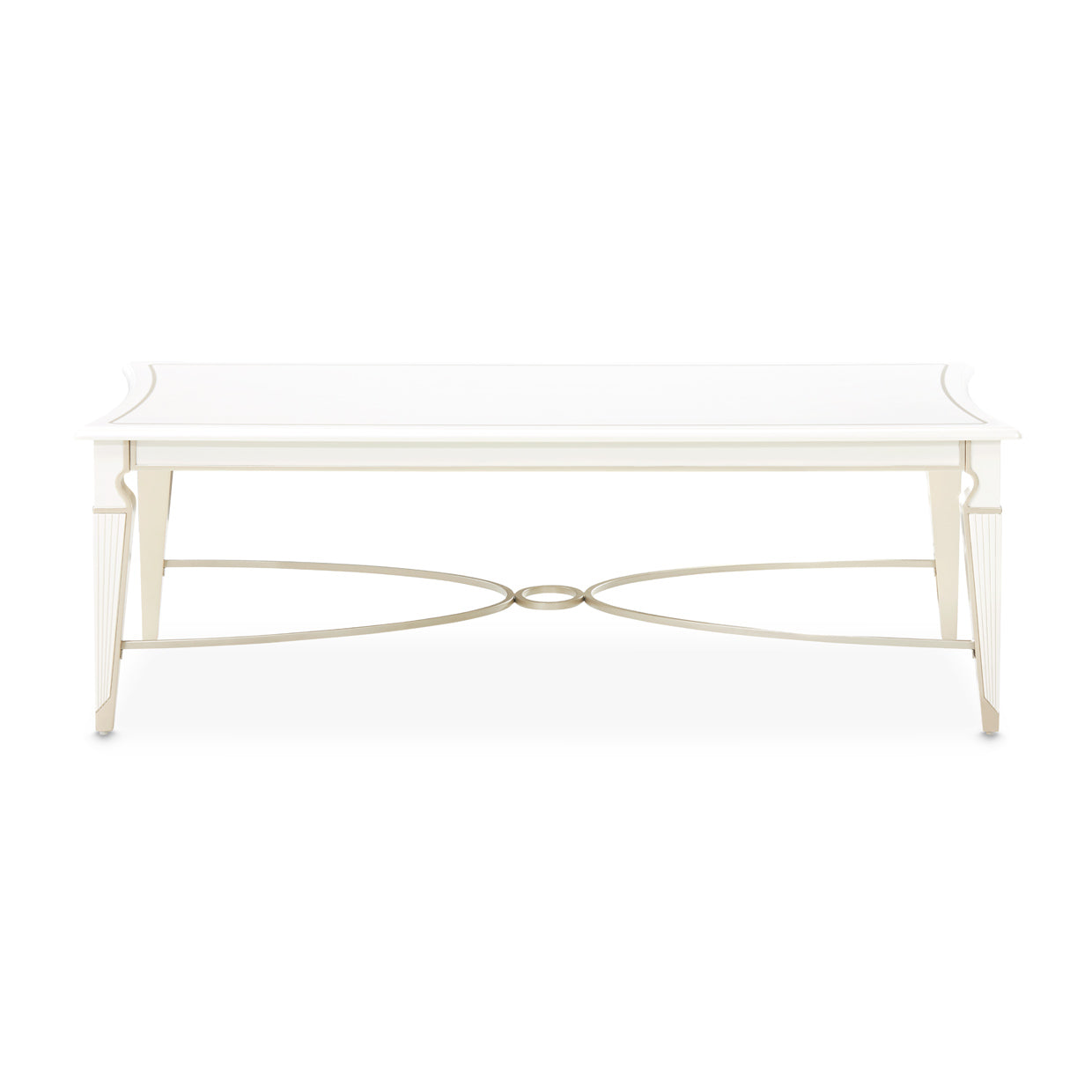 La Marisia Creamy Pearl Cocktail Table - Ornate Home