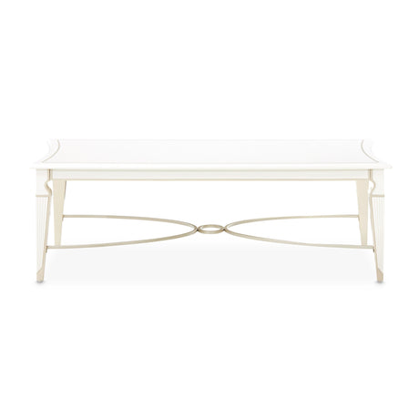 La Marisia Creamy Pearl Cocktail Table - Ornate Home