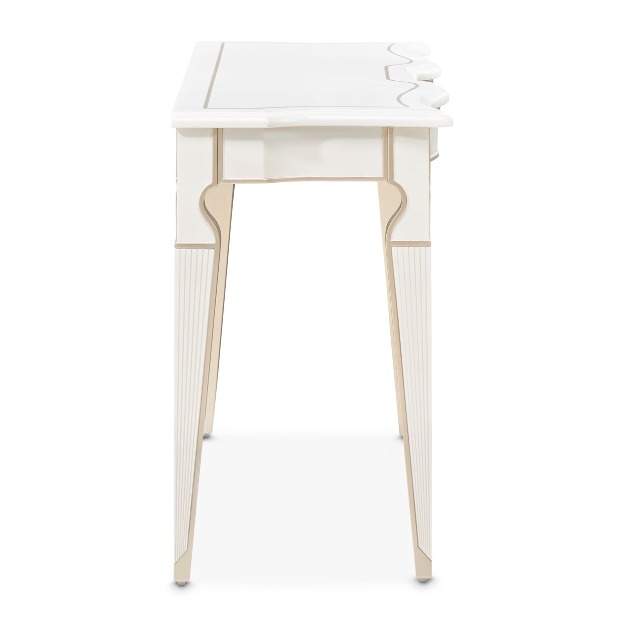 La Marisia Creamy Pearl Console Table - Ornate Home