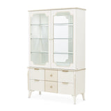 La Marisia Creamy Pearl Display Cabinet - Ornate Home