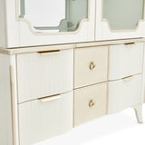 La Marisia Creamy Pearl Display Cabinet - Ornate Home