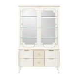 La Marisia Creamy Pearl Display Cabinet - Ornate Home