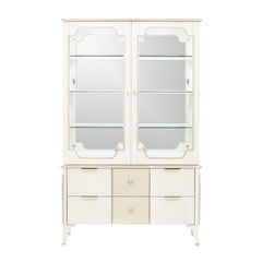 La Marisia Creamy Pearl Display Cabinet - Ornate Home