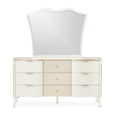 La Marisia Creamy Pearl Dresser with Mirror - Ornate Home