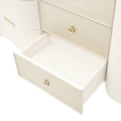 La Marisia Creamy Pearl Dresser with Mirror - Ornate Home