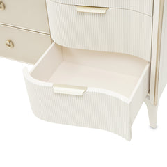 La Marisia Creamy Pearl Dresser with Mirror - Ornate Home