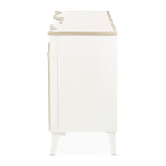 La Marisia Creamy Pearl Dresser with Mirror - Ornate Home
