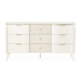 La Marisia Creamy Pearl Dresser with Mirror - Ornate Home
