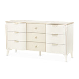 La Marisia Creamy Pearl Dresser with Mirror - Ornate Home