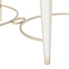La Marisia Creamy Pearl End Table - Ornate Home