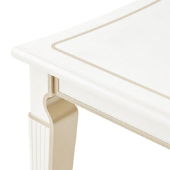 La Marisia Creamy Pearl End Table - Ornate Home