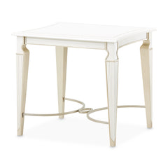 La Marisia Creamy Pearl End Table - Ornate Home