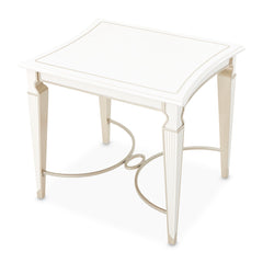 La Marisia Creamy Pearl End Table - Ornate Home
